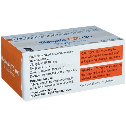 vildapride od 100mg tablet 10's